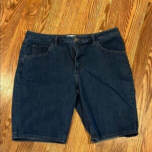 Lee Riders Mid Rise Bermuda Denim Shorts